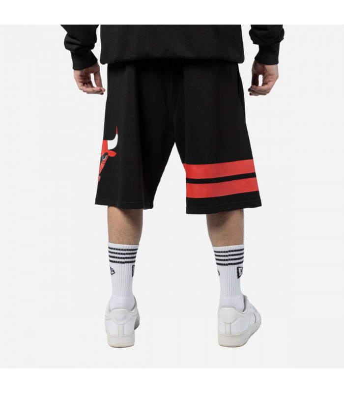 Short Chicago Bulls Off Court Retro Wordmark Black