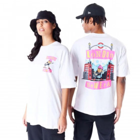 Polera New Era Brand City Graphic Blanco