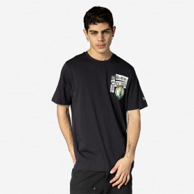 Polera  Boston Celtics NBA Newspaper Azul