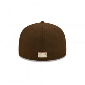 Gorra 59Fifty MLB Los Angeles Dodgers Walnut Pink Marrón