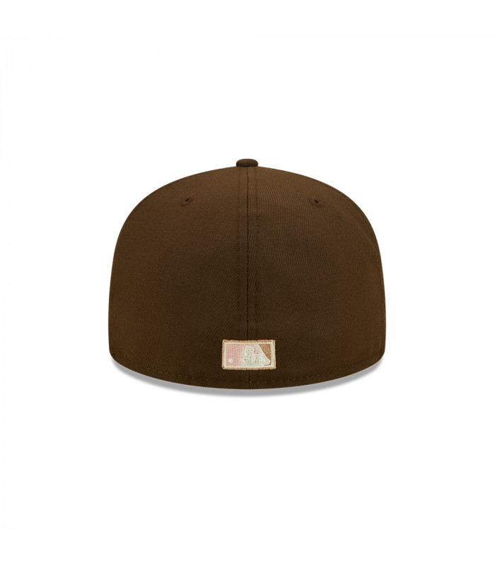 Gorra 59Fifty MLB Los Angeles Dodgers Walnut Pink Marrón