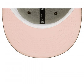 Gorra 59Fifty MLB Los Angeles Dodgers Walnut Pink Marrón