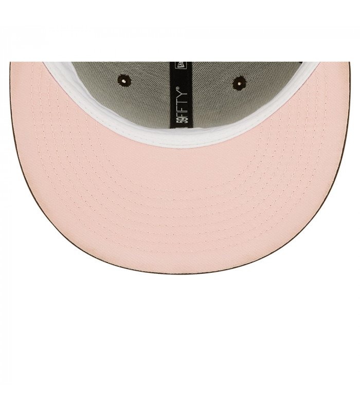 Gorra 59Fifty MLB Los Angeles Dodgers Walnut Pink Marrón