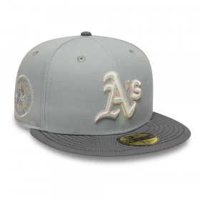Gorra 59Fifty MLB Oakland Athletics Sakuranagashi Gris