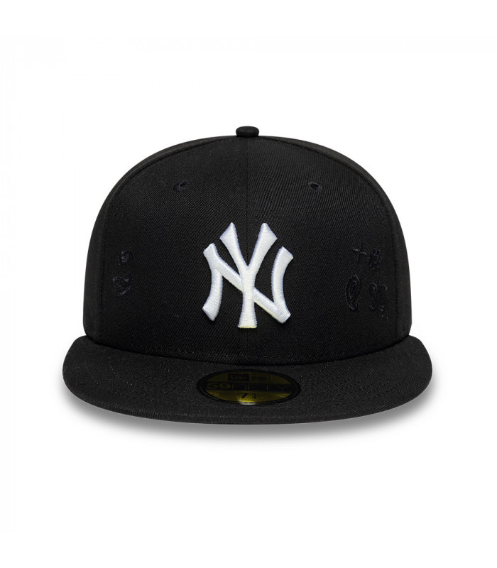 Gorra 59Fifty MLB New York Yankees Paisley Embroidery Negro