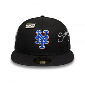 Gorra 59Fifty MLB New York Mets Subway Series Negro