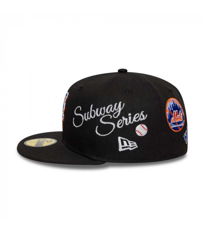 Gorra 59Fifty MLB New York Mets Subway Series Negro