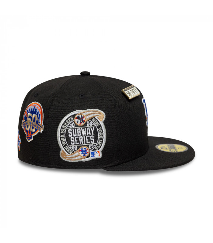 Gorra 59Fifty MLB New York Mets Subway Series Negro