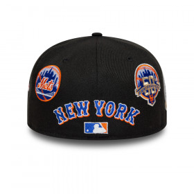 Gorra 59Fifty MLB New York Mets Subway Series Negro