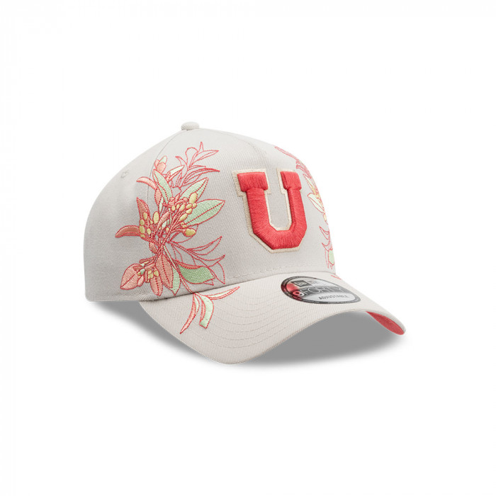 Gorra New Era 9Forty Universidad de Chile Beige Flores
