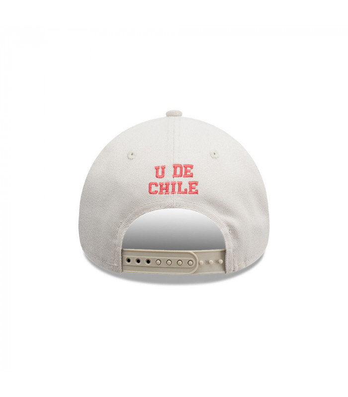 Gorra New Era 9Forty Universidad de Chile Beige Flores