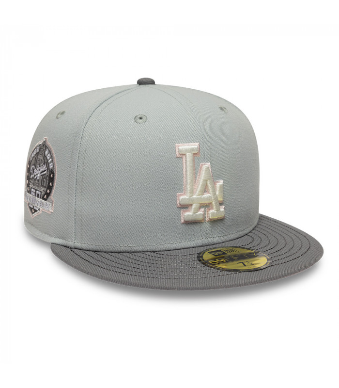 Gorra 59Fifty MLB Los Angeles Dodgers Sakuranagashi Gris