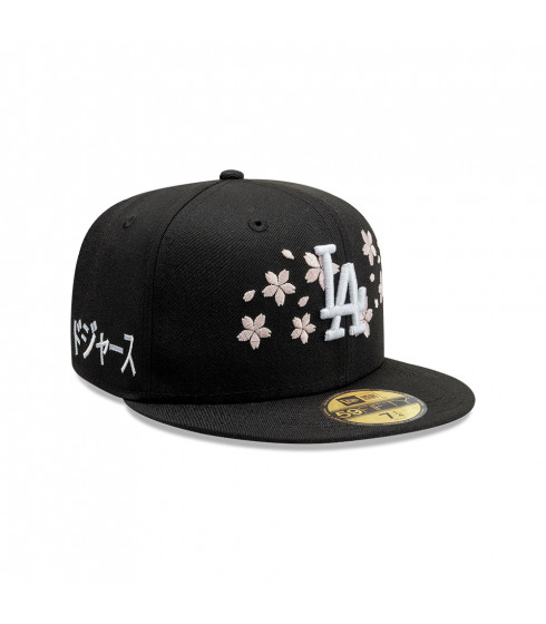 Gorra 59Fifty MLB Los Angeles Dodgers Cherry Blossom Negro