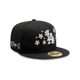 Gorra 59Fifty MLB Los Angeles Dodgers Cherry Blossom Negro