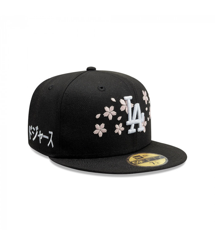 Gorra 59Fifty MLB Los Angeles Dodgers Cherry Blossom Negro