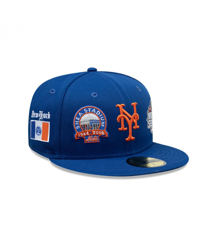 Gorra 59Fifty New York Mets MLB Many Patch Azul