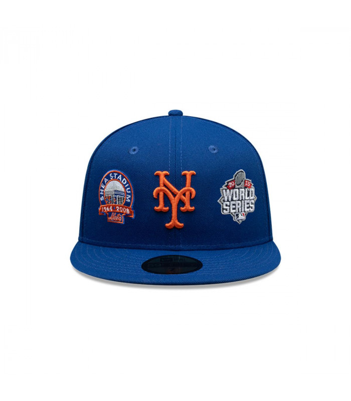 Gorra 59Fifty New York Mets MLB Many Patch Azul