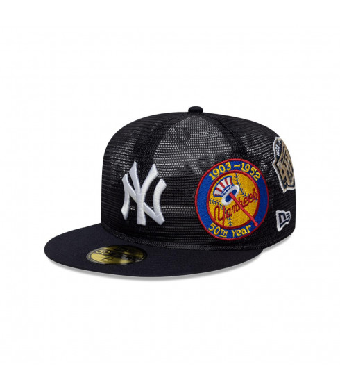 Gorra 59Fifty New York Yankees Aop Mesh Azul