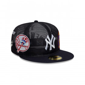 Gorra 59Fifty New York Yankees Aop Mesh Azul
