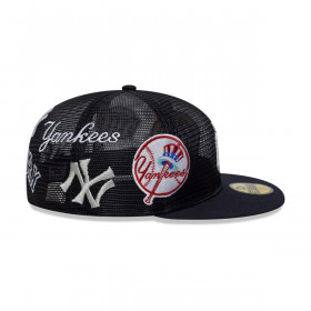 Gorra 59Fifty New York Yankees Aop Mesh Azul