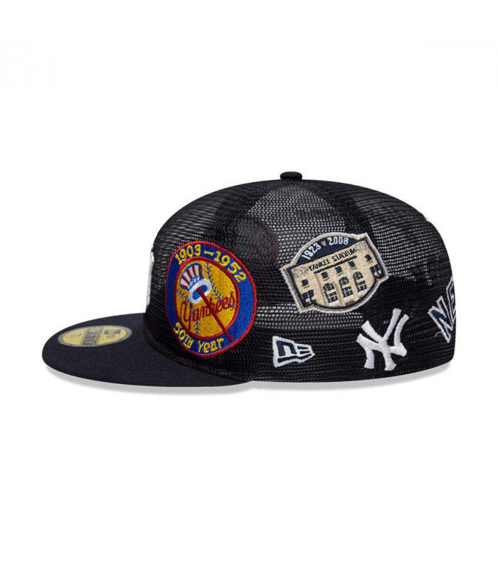 Gorra 59Fifty New York Yankees Aop Mesh Azul