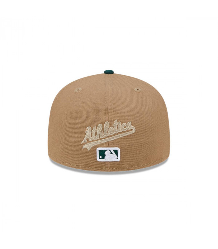 Gorra 59Fifty Oakland Athletics MLB 8-Bit Wordmark Beige