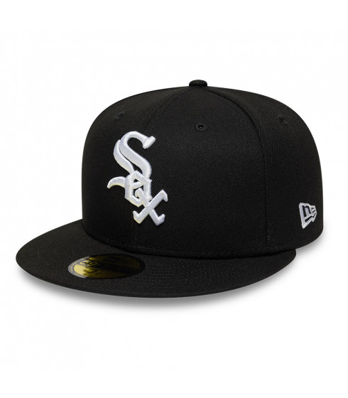Gorra 59Fifty MLB Chicago White Sox Side Patch Negro