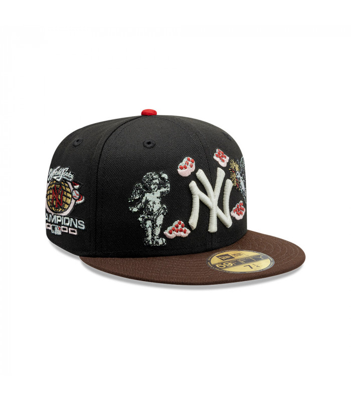 Gorra 59Fifty MLB New York Yankees Divine Symbols Negro