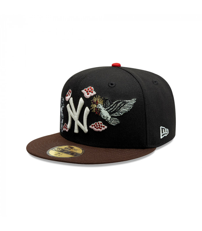 Gorra 59Fifty MLB New York Yankees Divine Symbols Negro