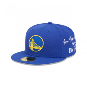 Gorra 59Fifty Golden State Warriors NBA Team Verbiage Blue