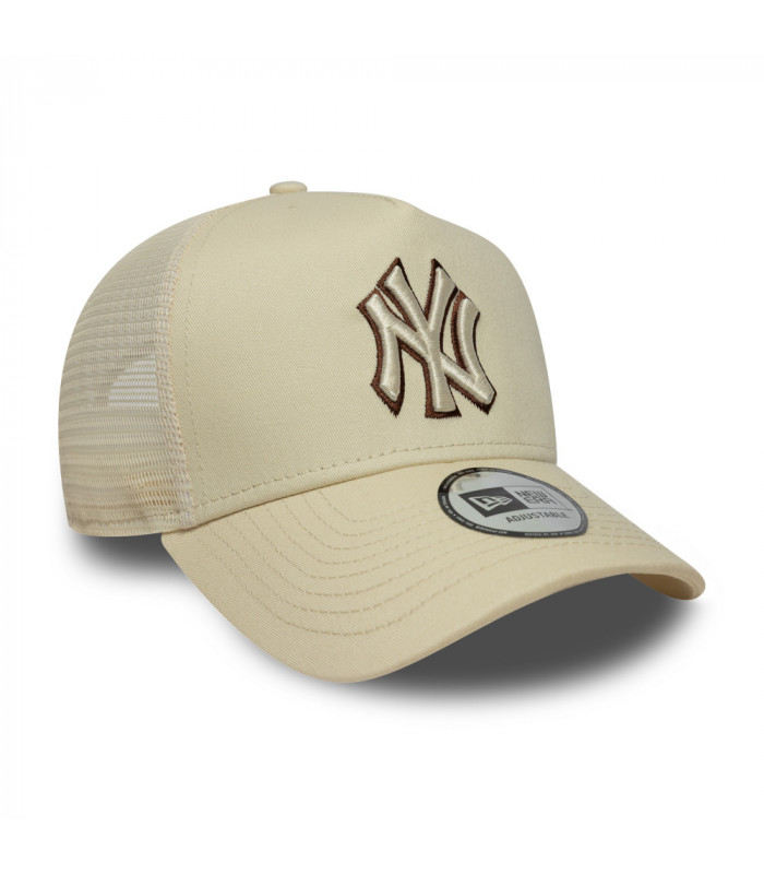 Gorra 9Forty AF MLB New York Yankees Team Outline Beige