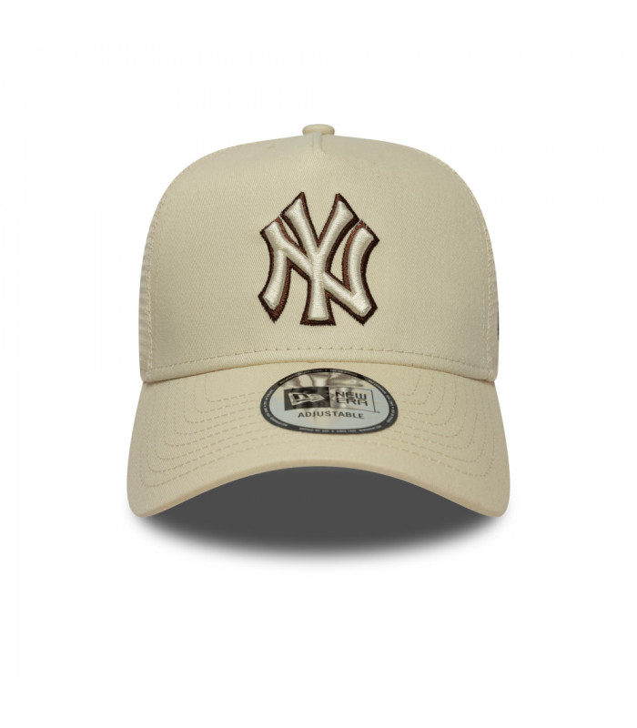 Gorra 9Forty AF MLB New York Yankees Team Outline Beige