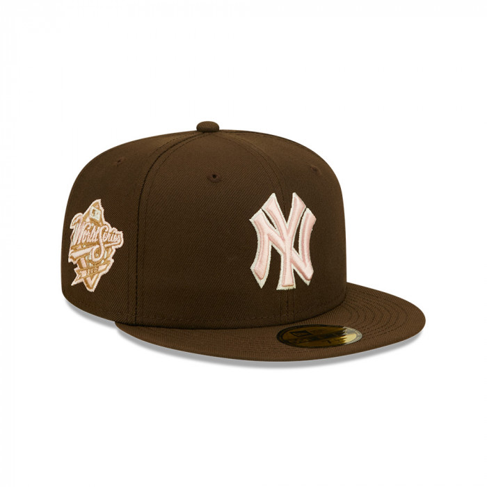 Gorra 59Fifty MLB New York Yankees Walnut Pink Marrón