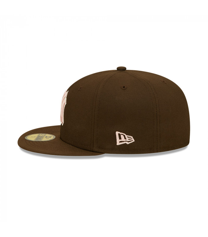 Gorra 59Fifty MLB New York Yankees Walnut Pink Marrón