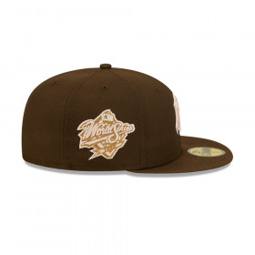 Gorra 59Fifty MLB New York Yankees Walnut Pink Marrón