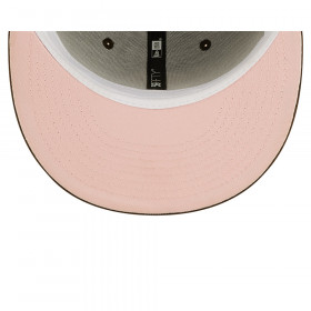 Gorra 59Fifty MLB New York Yankees Walnut Pink Marrón