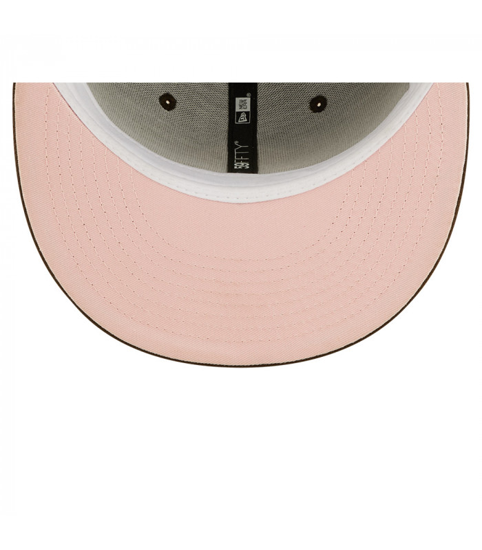 Gorra 59Fifty MLB New York Yankees Walnut Pink Marrón