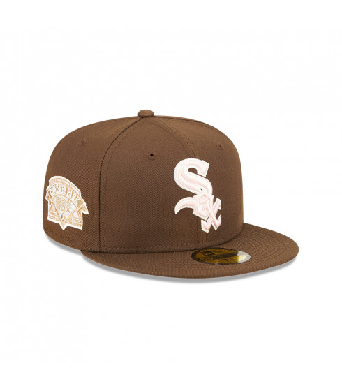 Gorra 59Fifty MLB Chicago White Sox Walnut Pink Marrón