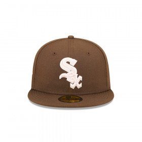 Gorra 59Fifty MLB Chicago White Sox Walnut Pink Marrón