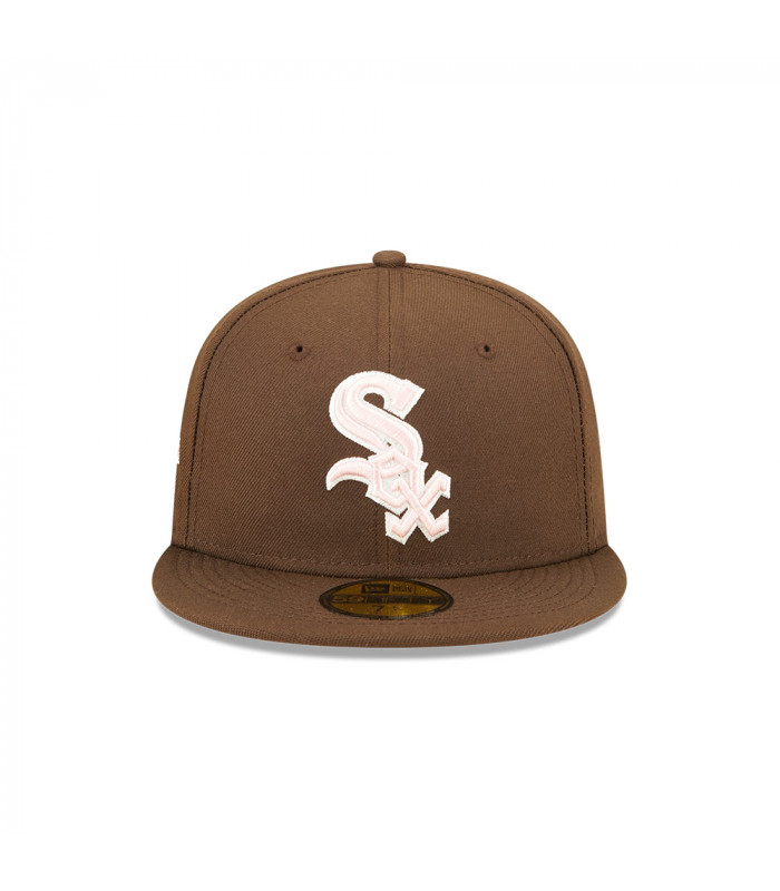 Gorra 59Fifty MLB Chicago White Sox Walnut Pink Marrón