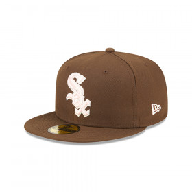 Gorra 59Fifty MLB Chicago White Sox Walnut Pink Marrón
