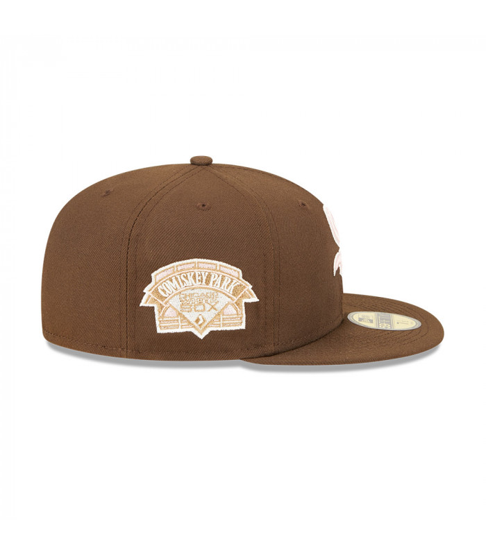 Gorra 59Fifty MLB Chicago White Sox Walnut Pink Marrón
