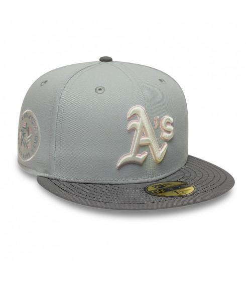 Gorra 59Fifty MLB Oakland Athletics Sakuranagashi Gris