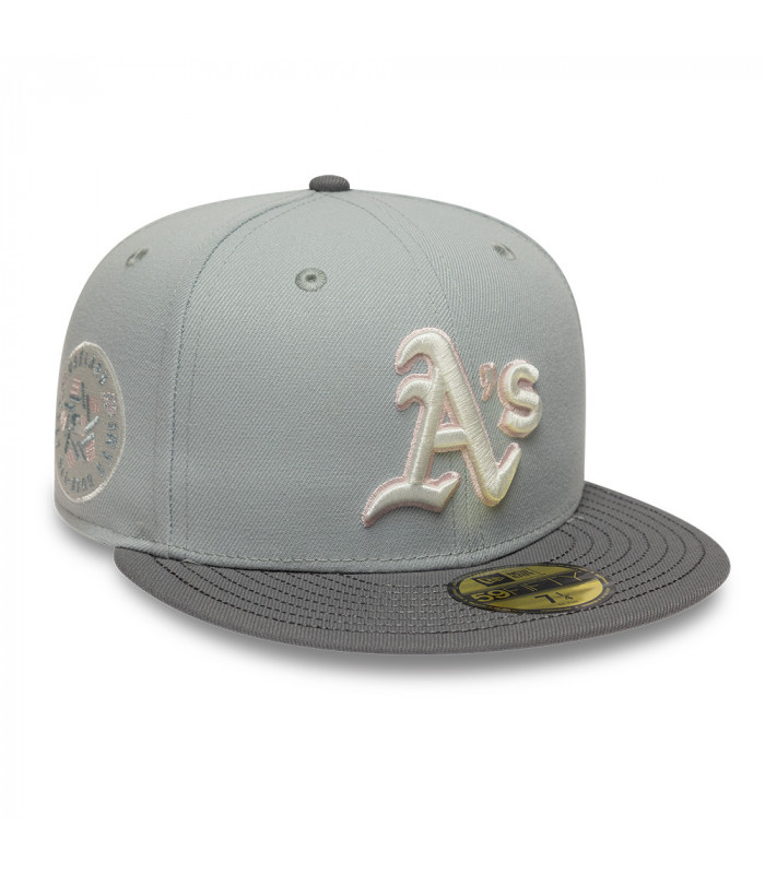 Gorra 59Fifty MLB Oakland Athletics Sakuranagashi Gris