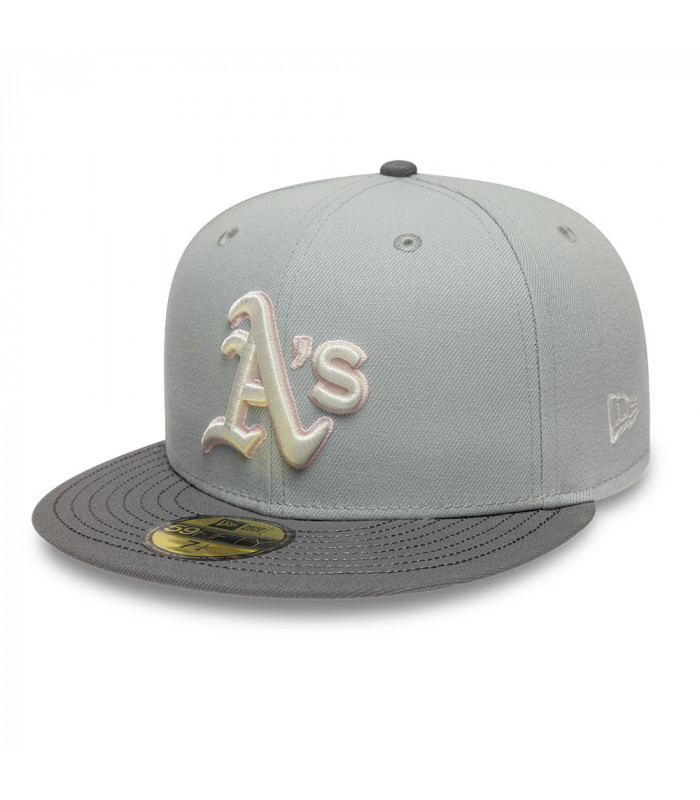 Gorra 59Fifty MLB Oakland Athletics Sakuranagashi Gris