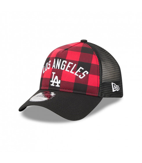 Gorra New Era 9Forty Los Angeles Dodgers Novelty Check Negro
