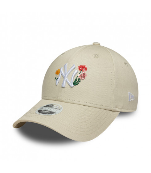 Gorra 9Forty MLB New York Yankees Floral Icon Beige
