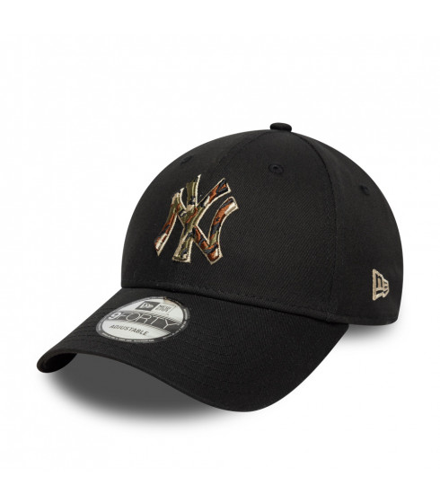 Gorra 9Forty MLB New York Yankees Camo Infill Negro
