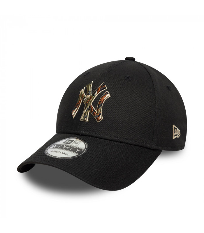 Gorra 9Forty MLB New York Yankees Camo Infill Negro