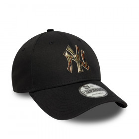 Gorra 9Forty MLB New York Yankees Camo Infill Negro